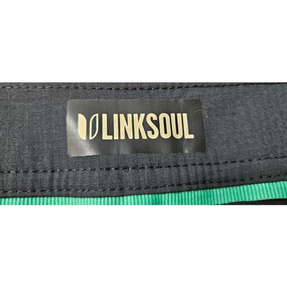 LinkSoul Men's Black Chino Shorts Dark Gray Size 38/10 NWT Flaw - Picture 4 of 11